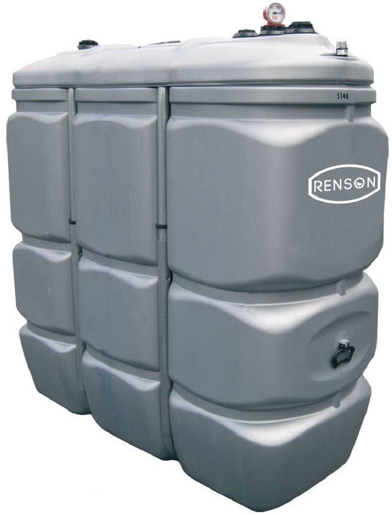 Cuve double paroi 1500L RENSON pour stockage GNR, gasoil ou fioul. Sécurité optimale, traitement anti-UV et livraison gratuite en France.